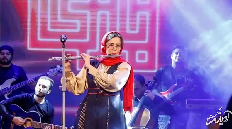 سانسور نوازندگی مهراوه شریفی نیا در مسابقه بندبازی/ ویدئو